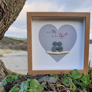 Handcarved Cornish LOVE Pebble, Personalized W/ Initials