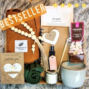 Hygge Hug Gift Box - Little Box of Cosy - Hamper Gift (Mindfulness Get Well Sympathy Corporate Uni Care Package) Gift Hamper