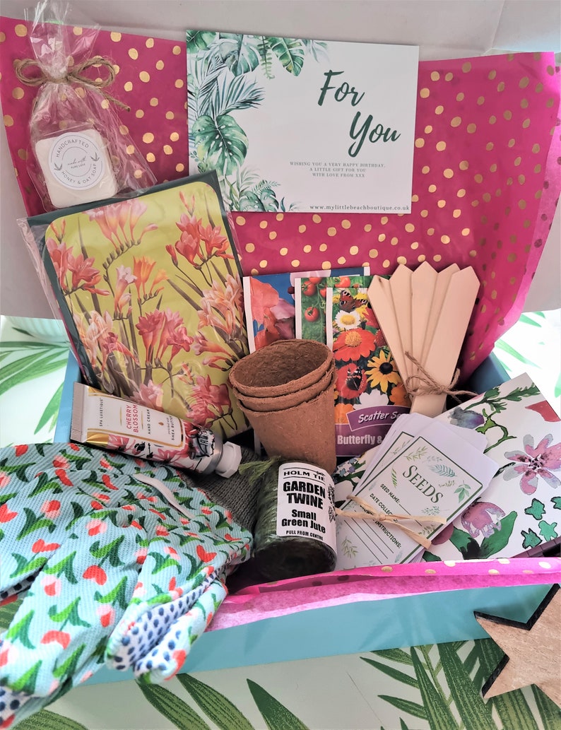 Gardener's Gift Box Hamper Gardening Gift Mother's Day Gift image 1