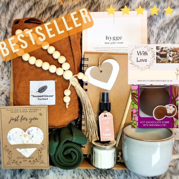 Hygge Hug Gift Box - Little Box of Cosy - Hamper Gift (Valentine's Day Mother's Day Mindfulness Get Well Sympathy Corporate) Gift