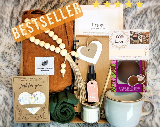 Hygge Hug Gift Box - Little Box of Cosy - Hamper Gift (Valentine's Day Mother's Day Mindfulness Get Well Sympathy Corporate) Gift