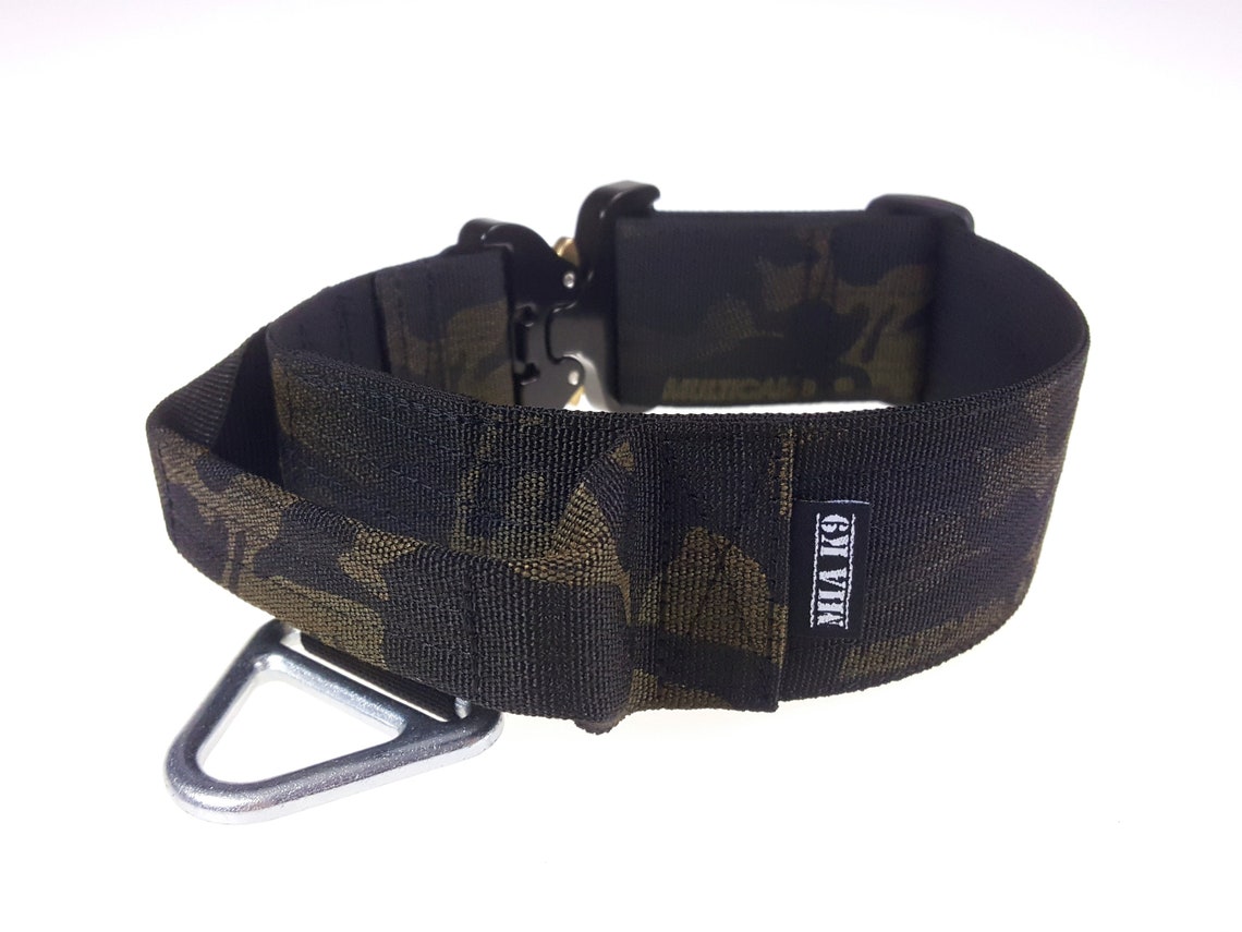 Tactical military dog collar Multicam Black camo collar Etsy