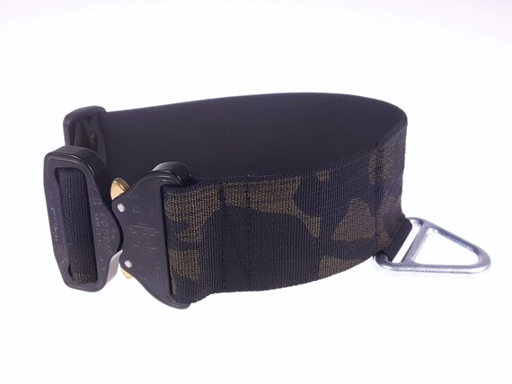 multicam black dog collar