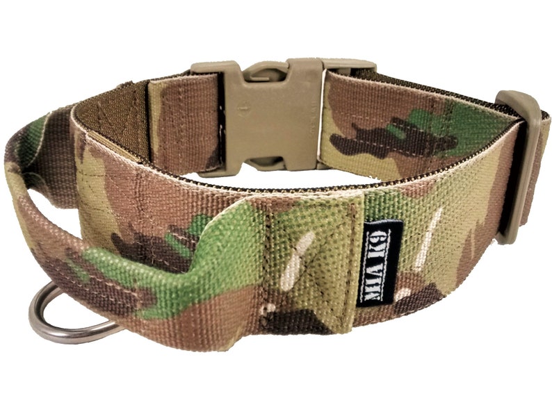 Tactical military dog collar Multicam camo collar with Etsy