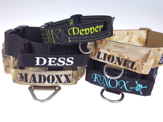 collar with name on it