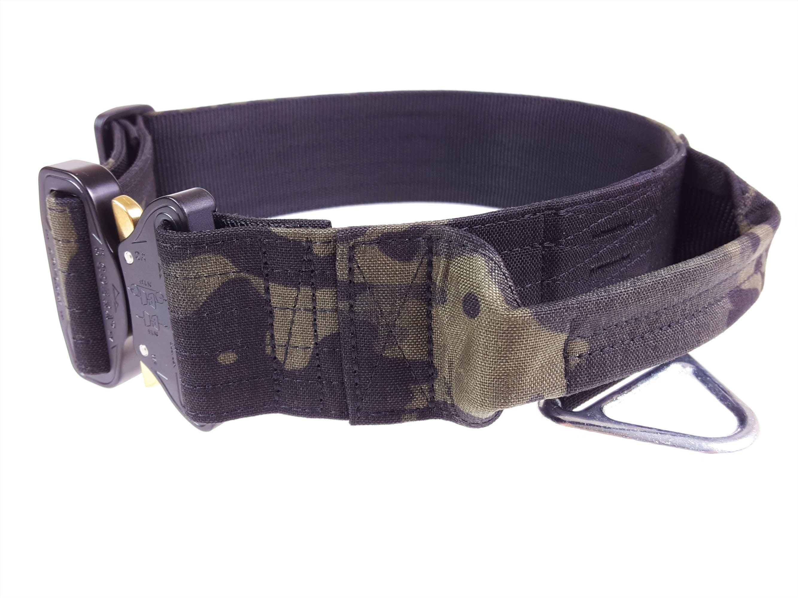 Tactical military dog collar Multicam Black Cordura Etsy