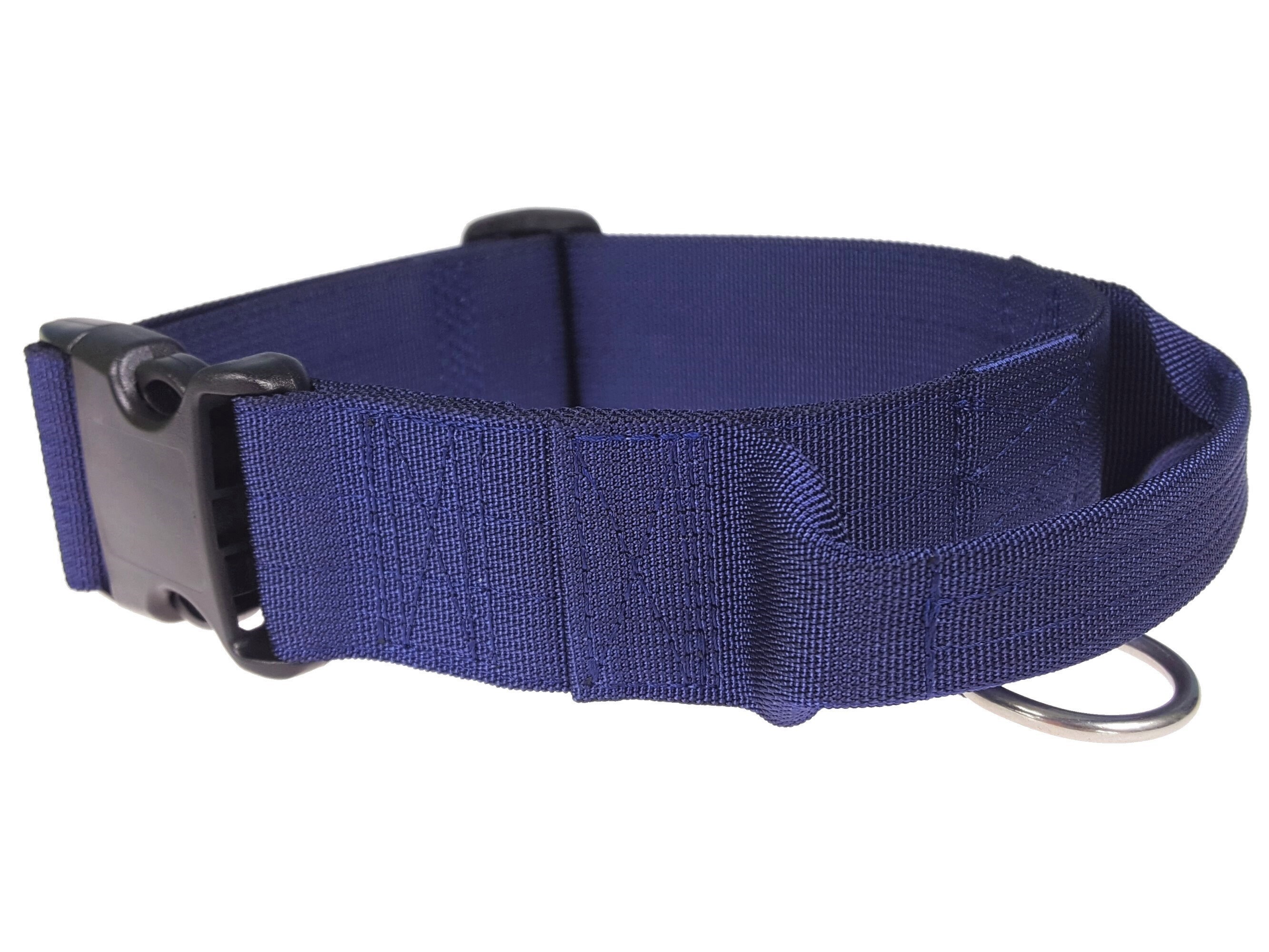 Tactical military dog collar Navy Blue 40mm/ 1.5inch Etsy