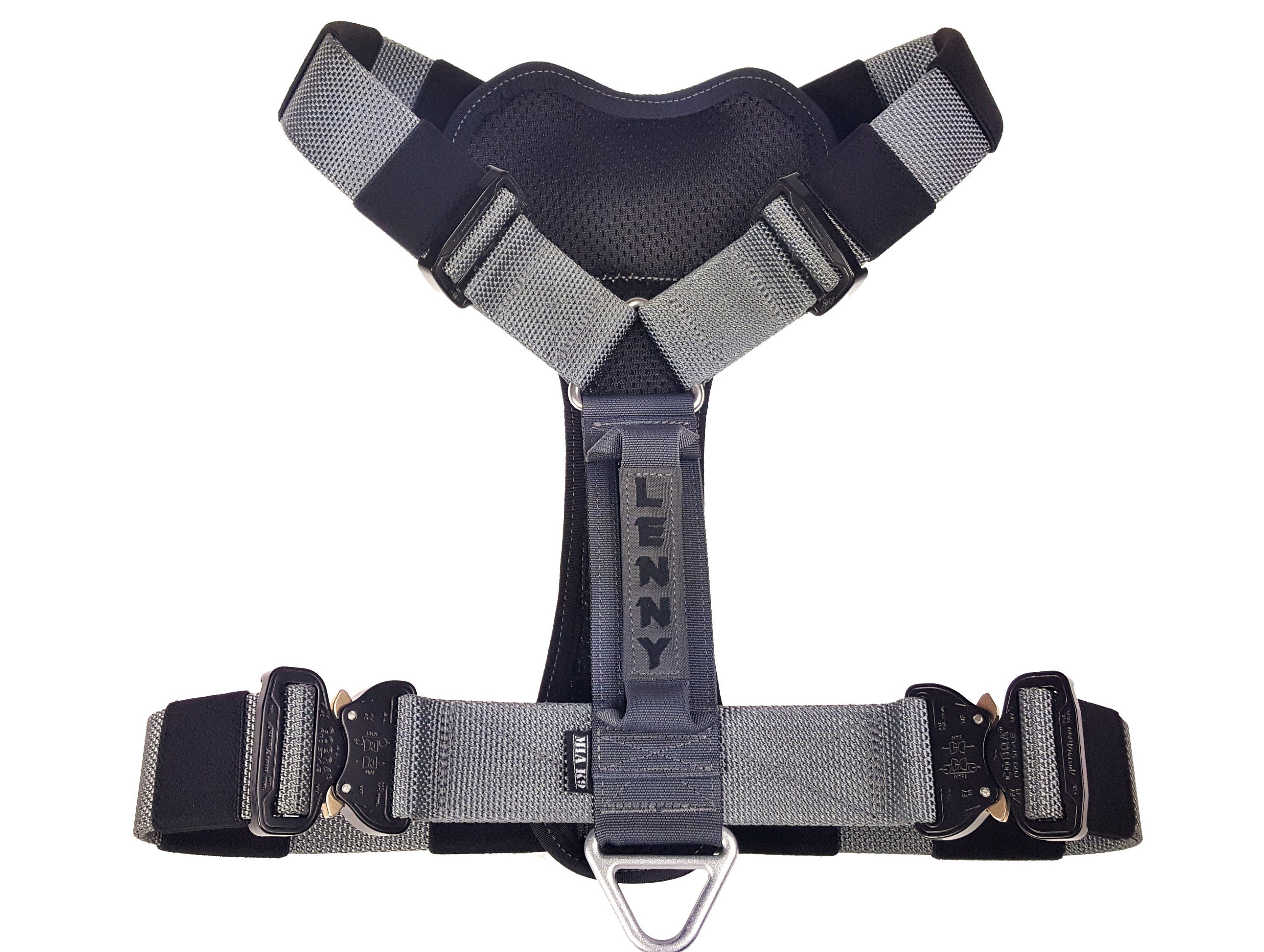 Agitation dog harness Heavy duty harness ASH GREY 45mm | Etsy