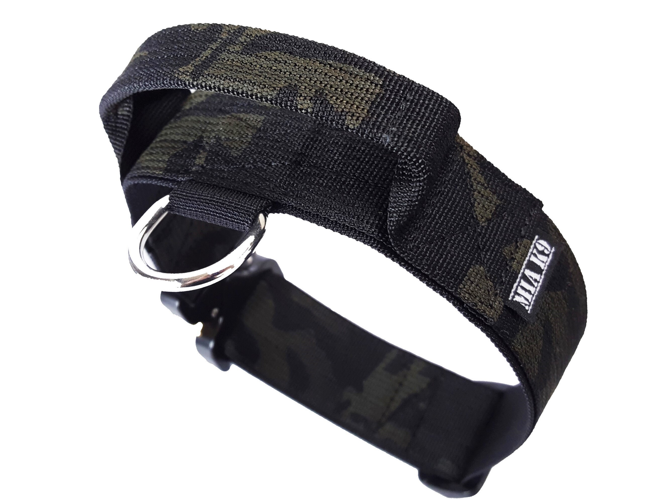 multicam black dog collar