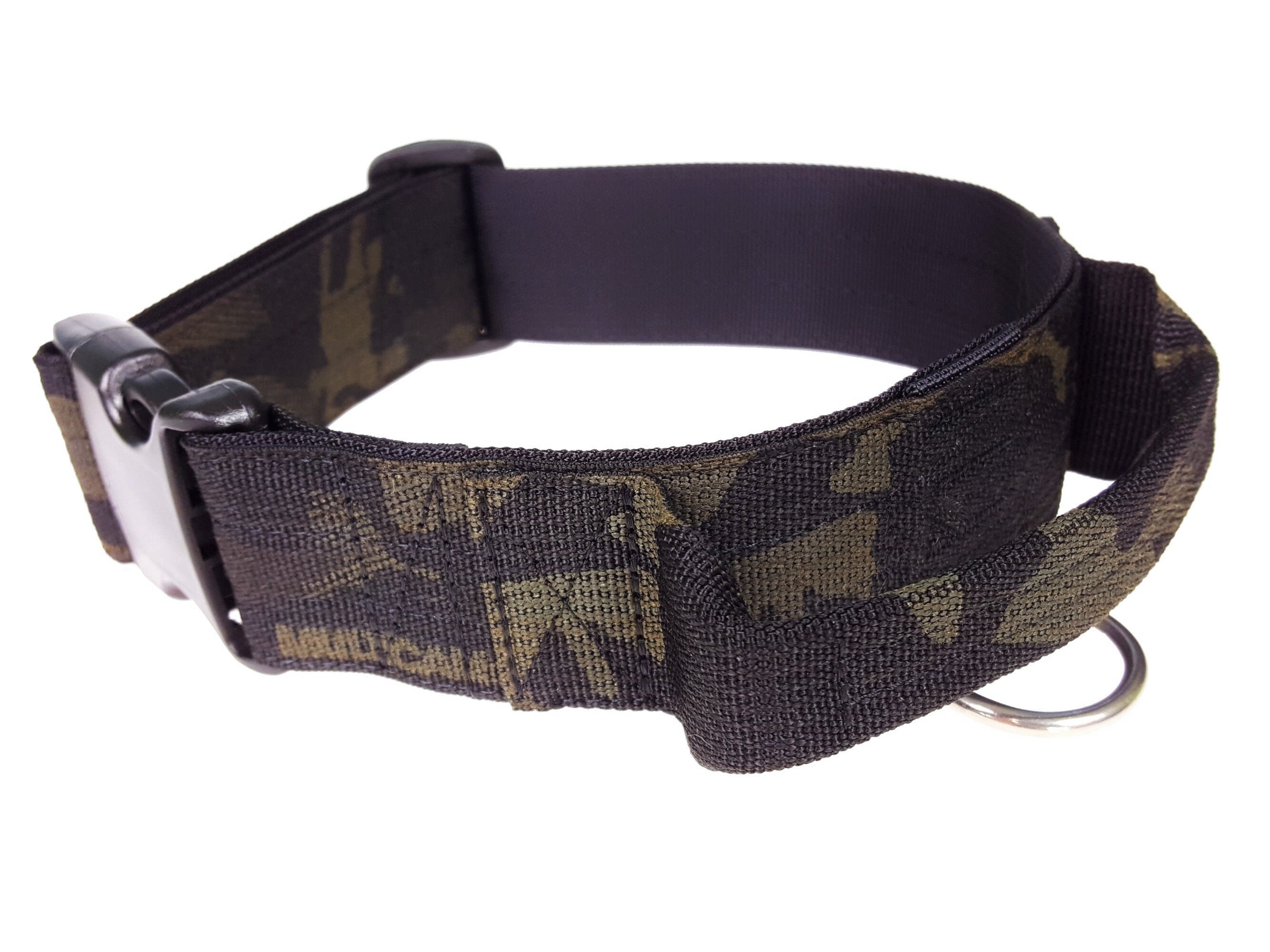multicam black dog collar