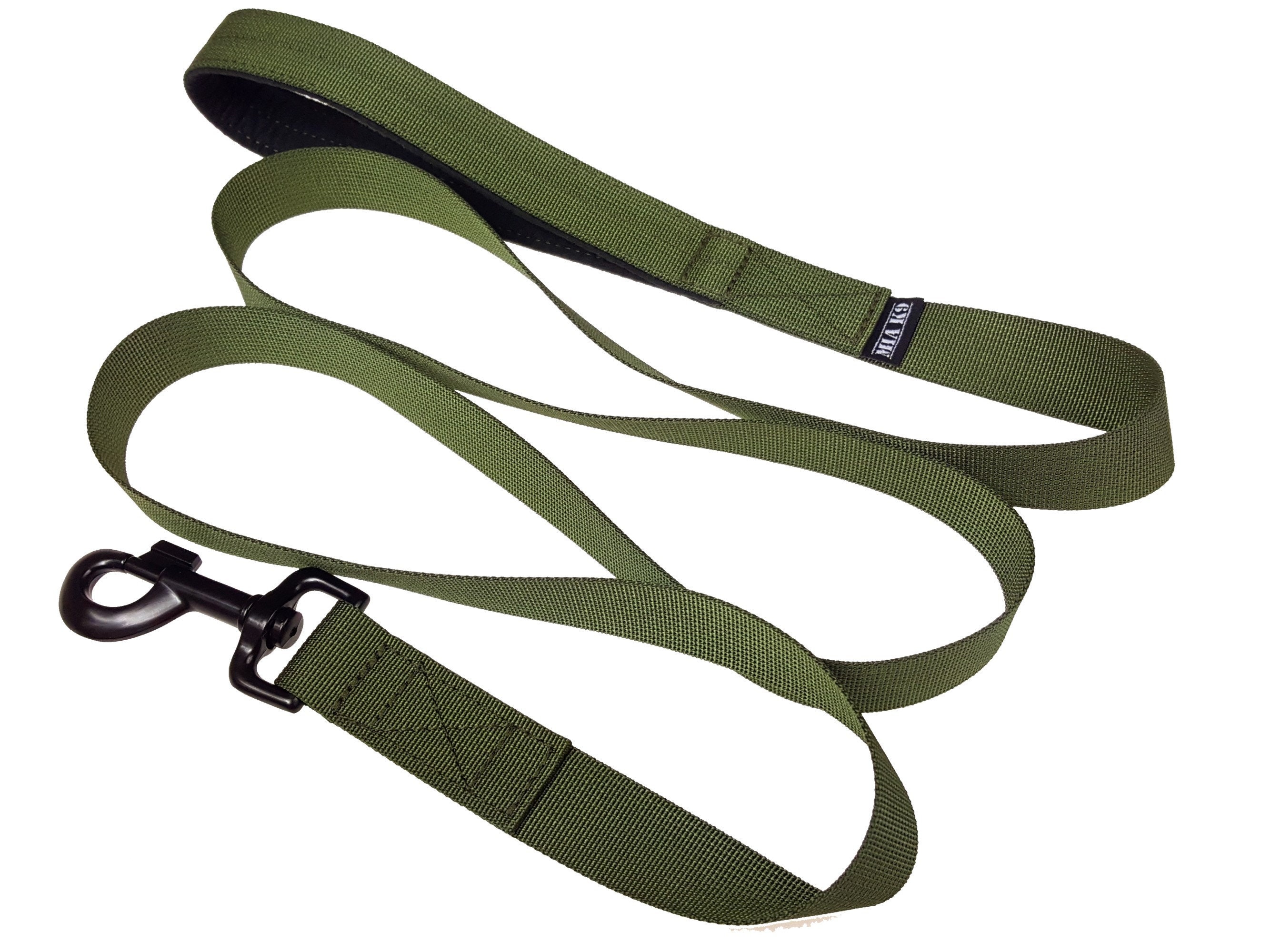 Tactical military nylon dog leash Dark Olive Green FROG Etsy