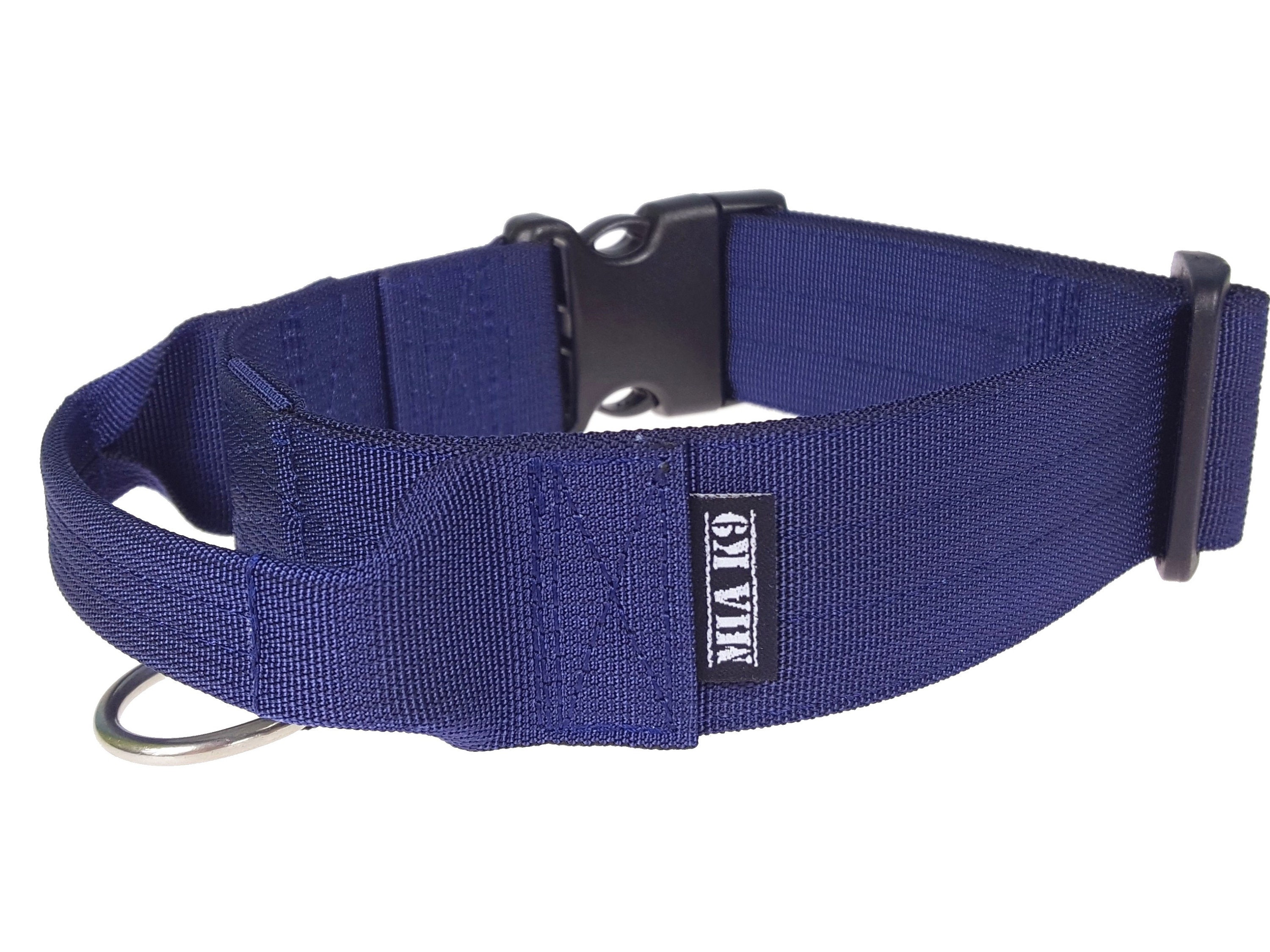 Tactical military dog collar Navy Blue 40mm/ 1.5inch Etsy
