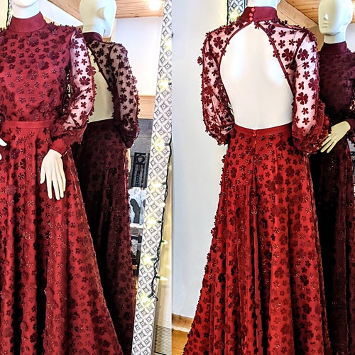 Pink Appliques Mom Daughter Matching Formal Dress MGD109