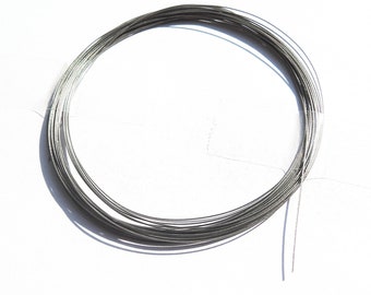 2 m Basteldraht nylon ummantelt 0,5 mm Stärke Basteln Schmuck Draht 1,95€//m
