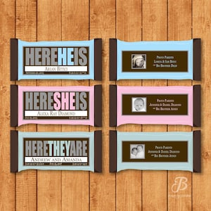 Customized All Occasion Candy Bar Wrappers for Hershey Bars - You Print
