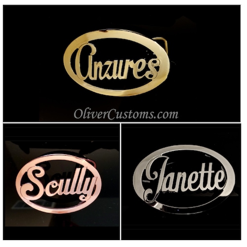 Standard Letter Frameless Custom Name 