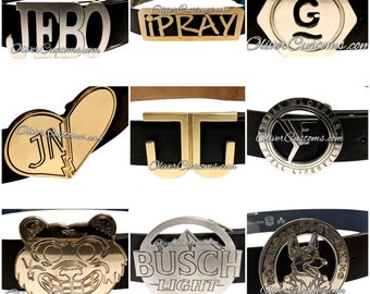 Custom Logo Belt Buckle, Company belt buckle, Team Logo Belt Buckle, Cosplay, Name Belt Buckle