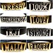 Old School Hip Hop Custom name belt Buckle:  Personalized Polished Brass, Rose Gold, or Chrome 