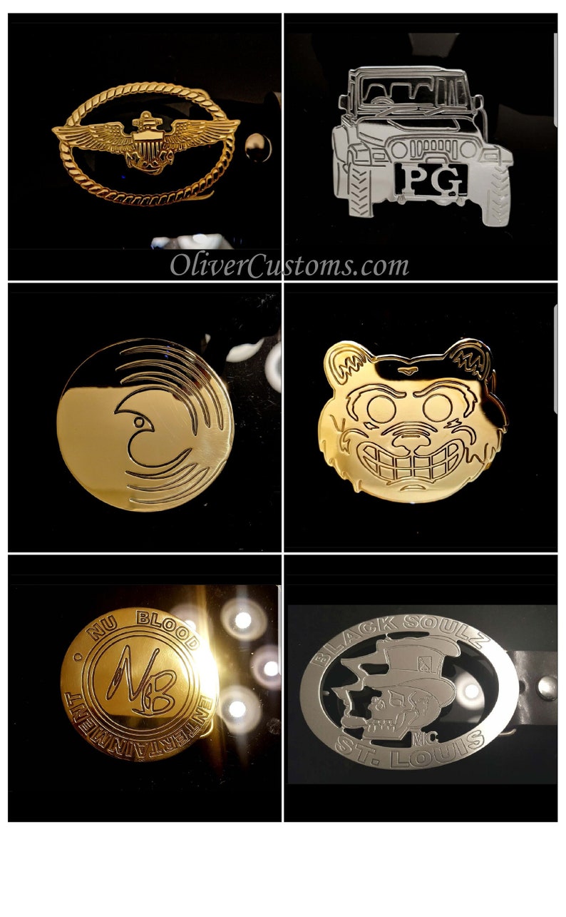 Custom Logo Belt Buckle Company Belt Buckle Team Logo Belt Etsy