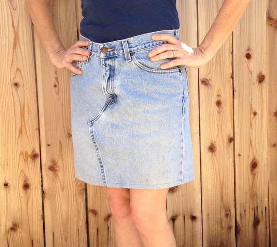 Items similar to Patriotic Skirt, Upcycled Levi's Jeans, Upcycled Skirt ...