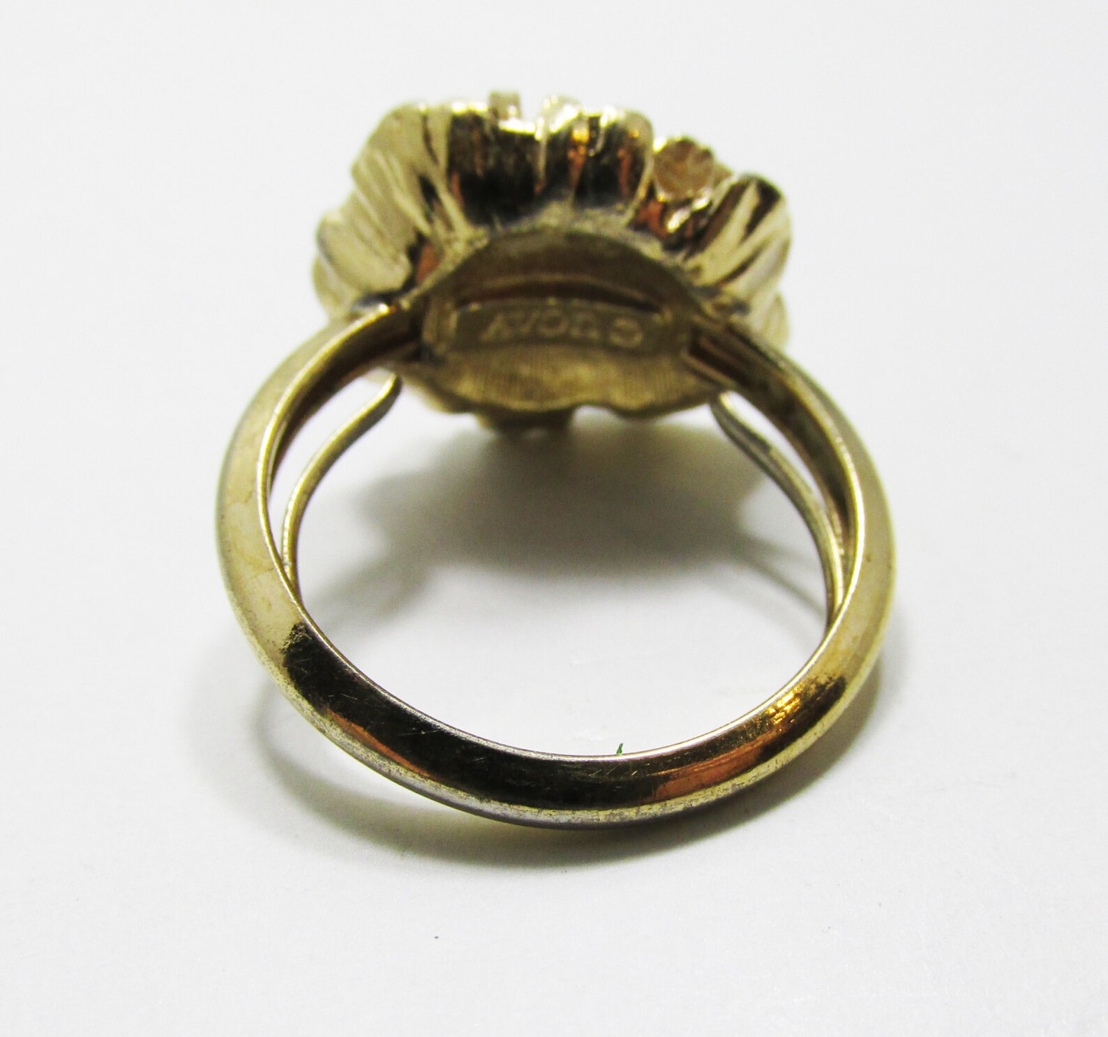 VintageCollectibleAvonJewelryGoldRhinestoneRingCostume Etsy