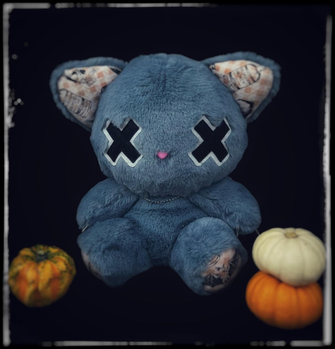 Dead Cat, Plush Toy for Adults Only, Collector's Item, Gothic, Punk - Etsy