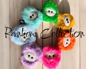 Mutmacher Monster® -  sensorisches Stofftier,Schule Geschenk, handgemacht, Trostmonster, Glücksbringer für Kinder|Anti Stress