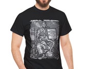 Death As King T-Shirt, Memento Mori shirt, Skull & Metal Music Tee, occult and esoteric clothing by Frater Setnakh | UNISEX T-SHIRT