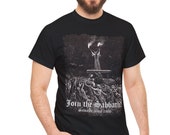 Join the Sabbath T-Shirt, Ritual Dance tee, Skull & Metal Music shirt, occult tee, esoteric clothing by Frater Setnakh | UNISEX T-SHIRT