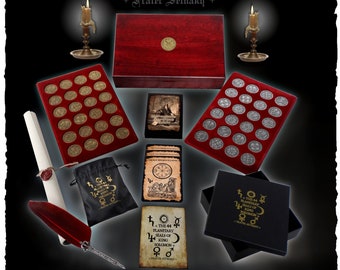 King Solomon 44 PLANETEN PENTADEL | Planetare Siegel, Reichtum, Gesundheit, Schutz-Talisman, Astrologie, Engel, Größerer Schlüssel Salomons