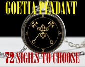 Choose your Goetia demon sigil talisman, King Solomon, Lemegeton, ritual, occult, magick, magic | talisman, pendant, necklace 104
