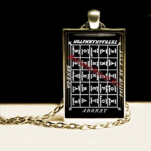 SATOR square talisman, Occult amulet, protection amulet, Doktor Johannes Faust Magick #469