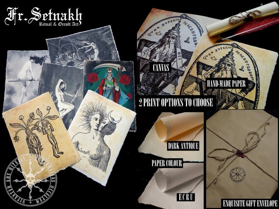 sorcery #312 witchcraft magic poster occult symbol magick esoteric art Agrippa Hand print