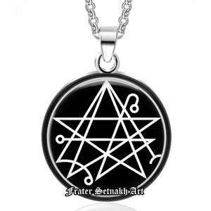 Necronomicon Pendant, Necronomicon Necklace, Sigil of Gateaway Pendant, Abdul Alhazred, Lovecraft Jewelry, Occult pendant, Magic Necklace #6