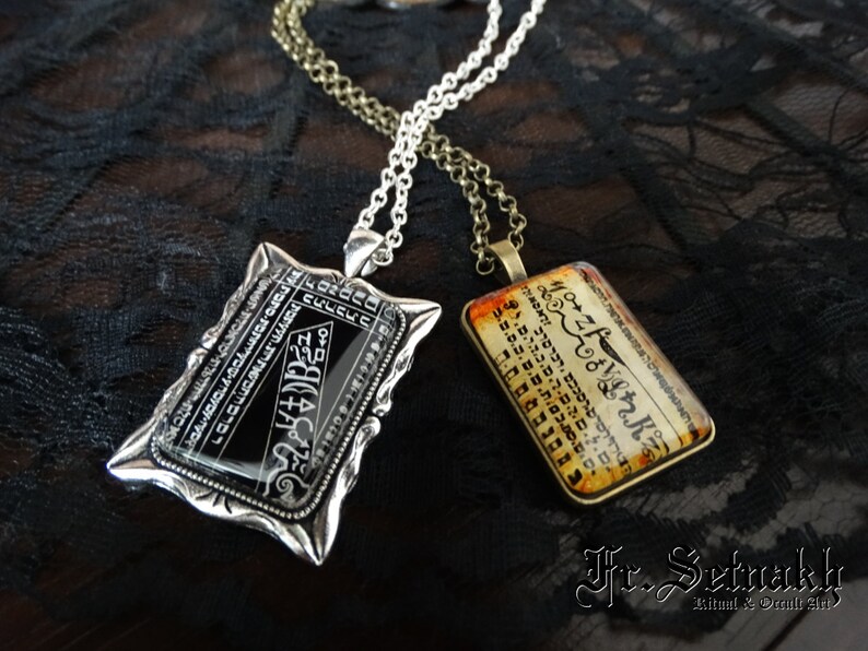 The Lovers Tarot Card satanic amulet Tarot deck evil jewelry Occult Satan magic pendant Tarot necklace #396.6