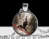 Lucifer the Fallen Angel by Dore Gustav pendant, Lucifer amulet, Luciferian, satanic jewelry, occult necklace #34