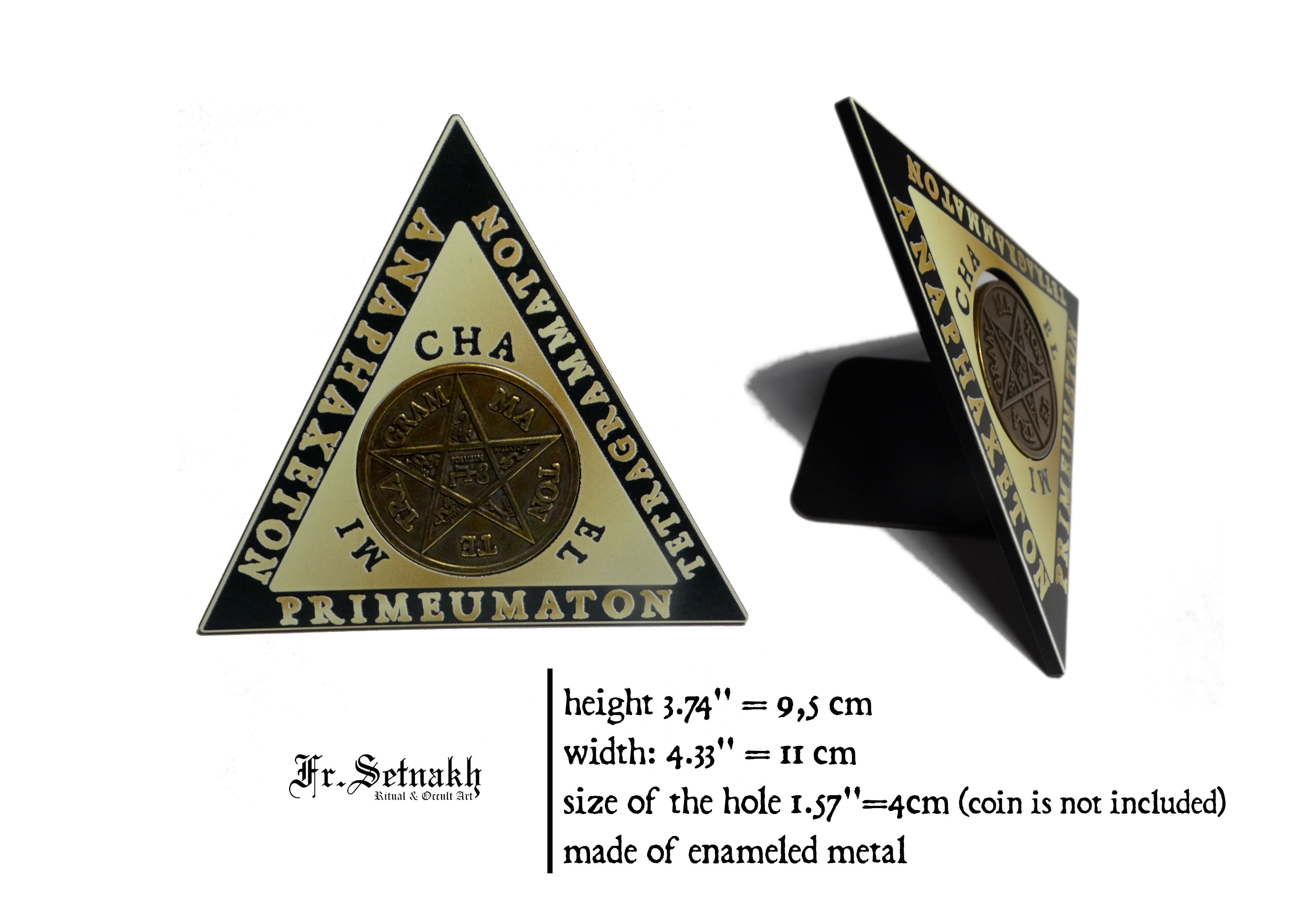 Solomons Magic Triangle Magickal Circle And Triangle Of Solomon