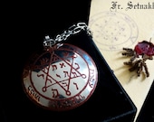 Solomon Seal, Planetary Pentacle Medallion | Mercury Venus Mars Jupiter Saturn Sun Moon | occult pendant, necklace, ritual amulet, talisman
