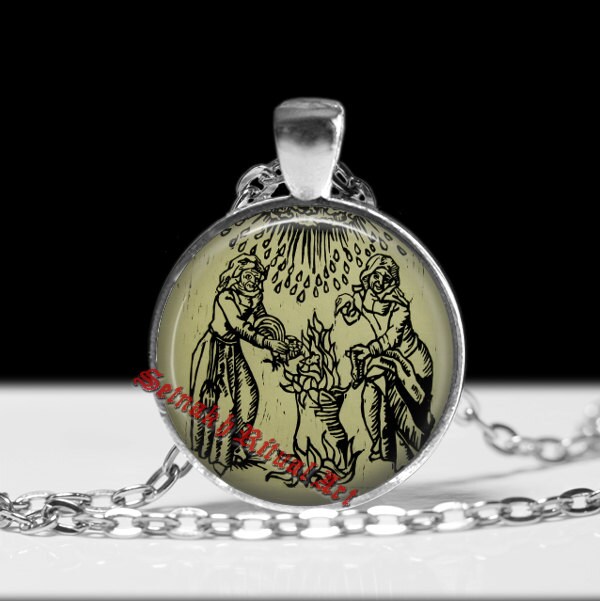 Witch Pendant Witch Jewelry Witch Necklace Salem Witchy - Etsy