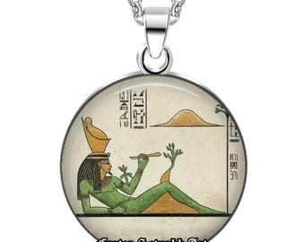 Geb Egyptian God Pendant – Ancient Egypt Earth Deity Talisman, Mythology Jewelry Gift for History Lovers #575
