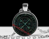 Vegvisir pendant, viking amulet, viking jewelry, vegvisir necklace, viking compass, pagan necklace, magic pendant, nordic jewelry #231