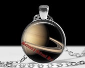 Saturn pendant Astrology necklace Planet jewelry Magic jewellery #433.6