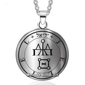 Guardian Angel Jeliel pendant · March 26 – 30 · LOVE, SEX and WISDOM talisman · Angelic Jewlery · Kabbalah, Qabala necklace | #365.2
