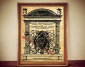 John Dee's Hieroglyphic Monad print, magic illustration, magic poster, occult print, occult home decor #187