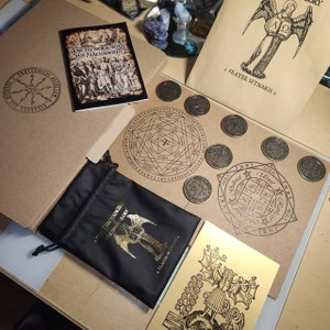 Erzengel Talisman Münzen | 7er Set für Stärke, Heilung & Segen | Michael, Gabriel, Uriel, Zadkiel, Raphael, Thavael, Samael