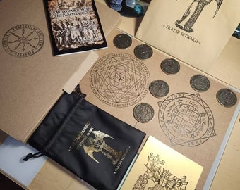 Archangel Talisman Coins | Set of 7 for Strength, Healing & Blessings | Michael, Gabriel, Uriel, Zadkiel, Raphael, Thavael, Samael
