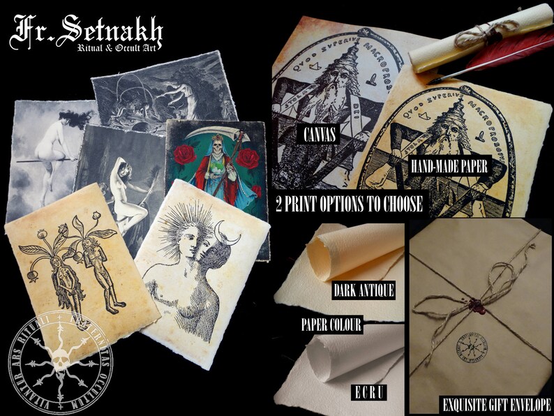 Lemegeton demon occult pentacle 6 Valefor demon seal print canvas #104.6 Goetia sigil poster summoning demons The Lesser Key ritual