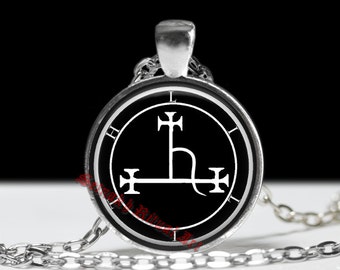 Lilith sigil pendant, Lilith necklace, occult and magic sigil jewelry #114