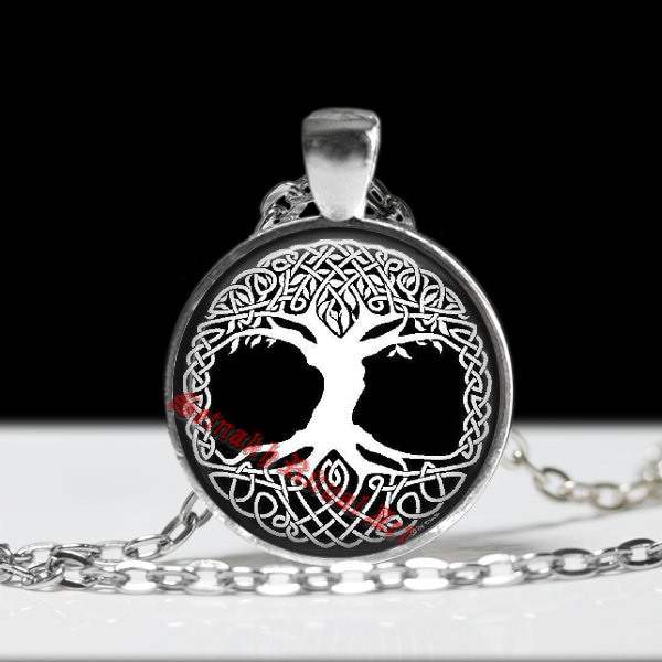 Collier Yggdrasil, pendentif Arbre de vie, arbre mythique, médaillon nordique, bijoux symbole d'harmonie, de paix et de croissance #22