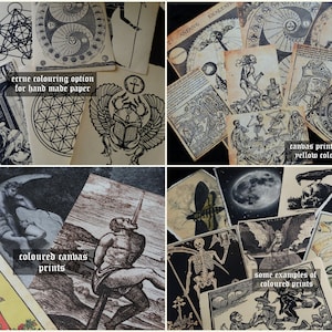 a collage of pictures with different types of art